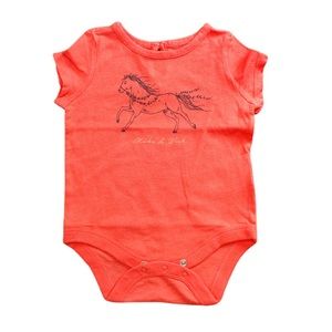 3$ Add-On | Baby Gap | Pink Onesie w/ Horse